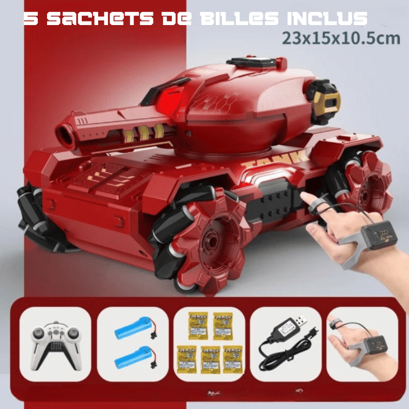 Voiture télécommandée pour enfant char de combat tank