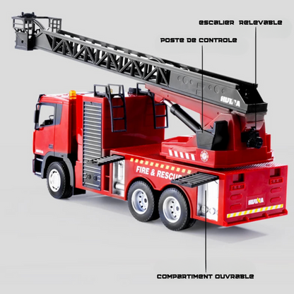 Voiture télécommandée pour enfant camion de pompier