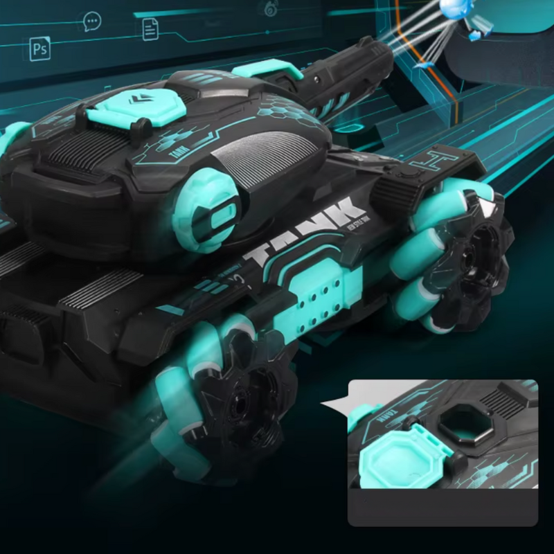 Voiture télécommandée pour enfant char de combat tank
