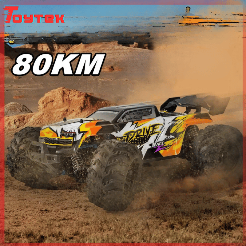 Voiture télécommandée pour adulte 80 KM/H tout terrain 4X4