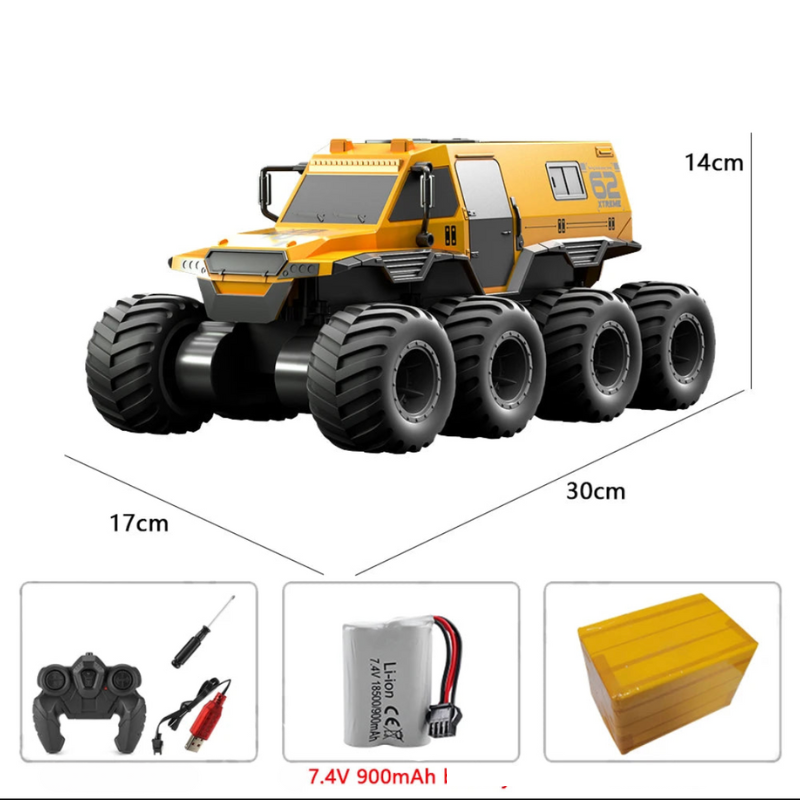 Voiture Télécommandée pour enfant Amphibie Tout-Terrain