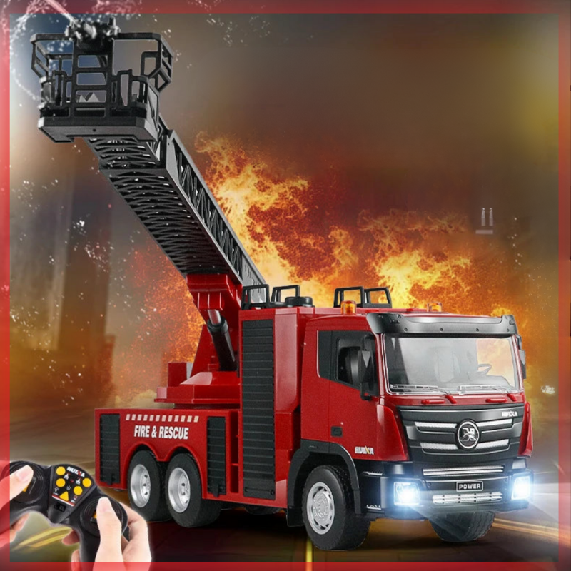 Voiture télécommandée pour enfant camion de pompier