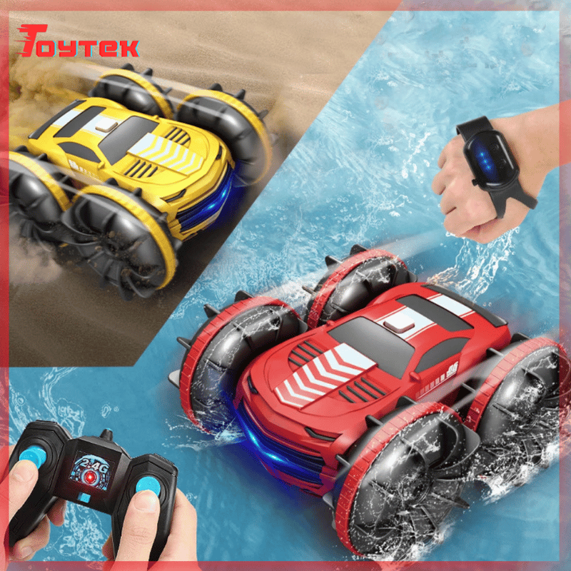 Voiture télécommandée amphibie pour enfant