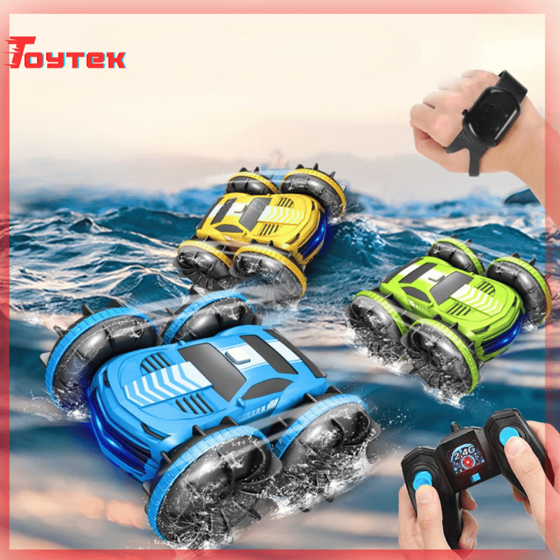 Voiture télécommandée amphibie pour enfant