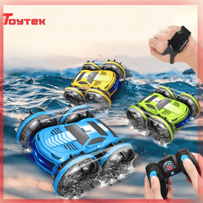 Voiture télécommandée amphibie pour enfant