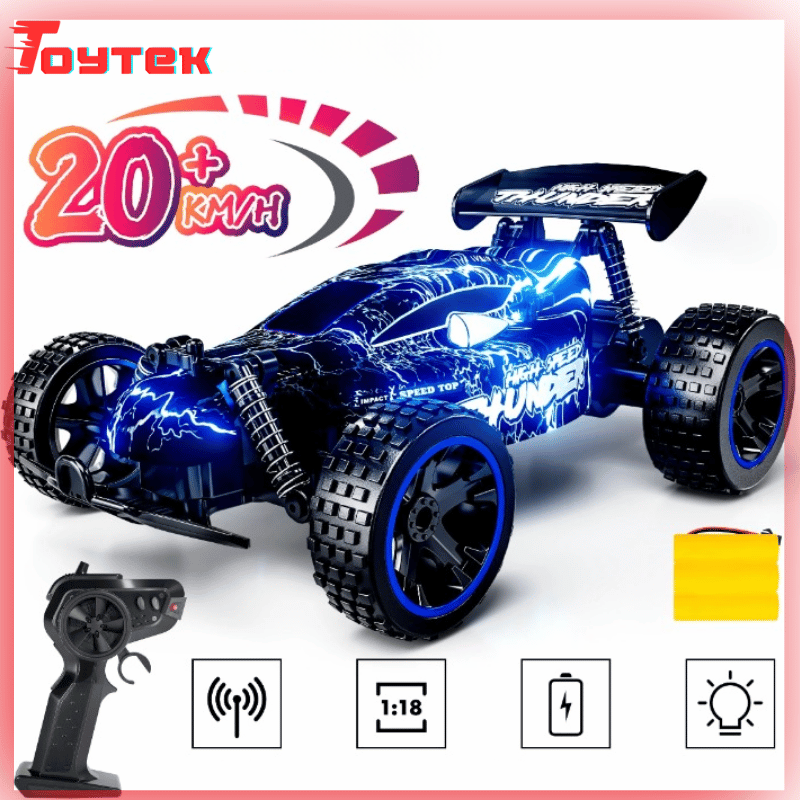 Voiture télécommandée tout terrain 20 KM/H avec effets spéciaux