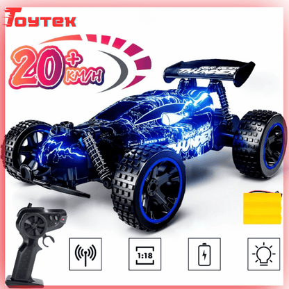 Voiture télécommandée tout terrain 20 KM/H avec effets spéciaux