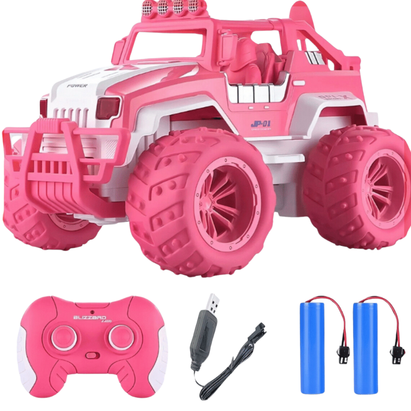 Voiture télécommandée rose pour fille