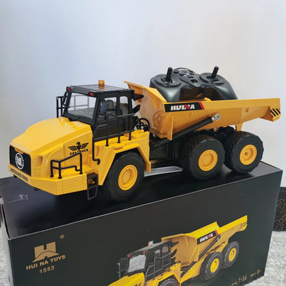 Voiture télécommandée pour enfant camion benne de chantier