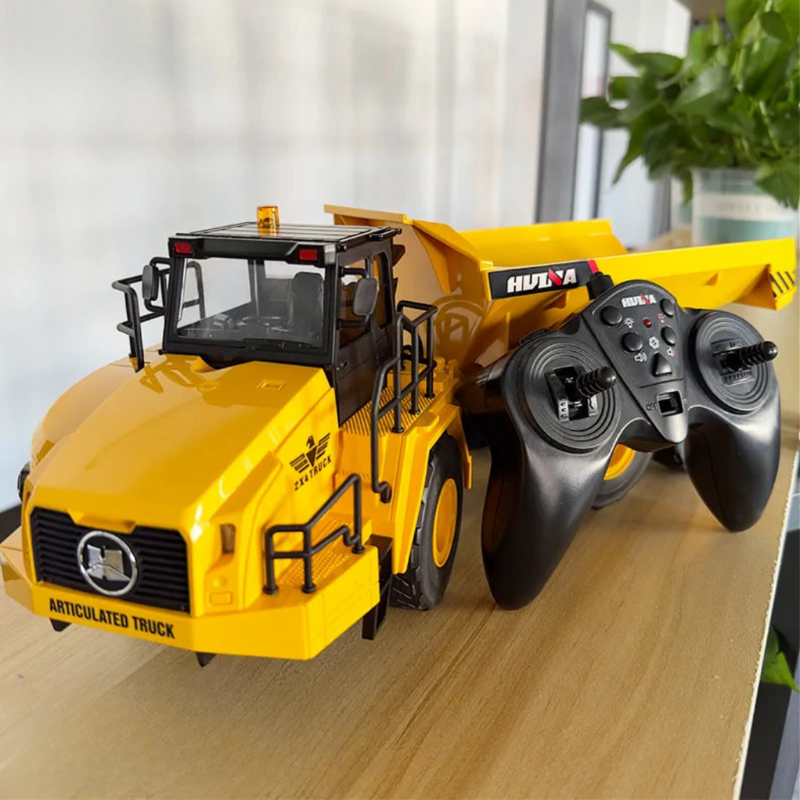 Voiture télécommandée pour enfant camion benne de chantier