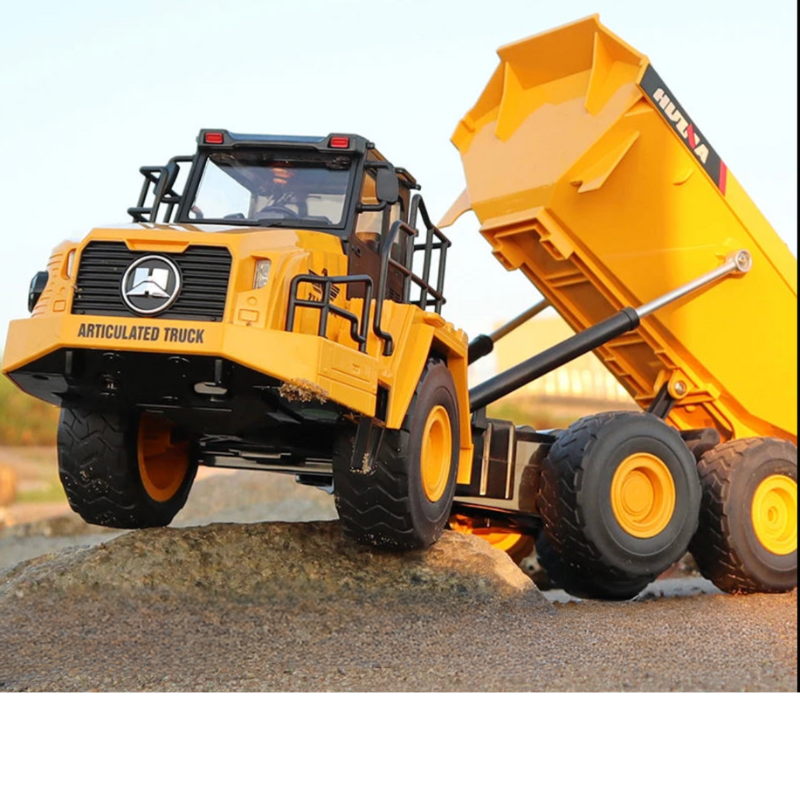 Voiture télécommandée pour enfant camion benne de chantier