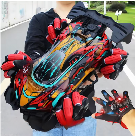 Voiture télécommandée tout terrain 10 KM/H avec gants pour enfant