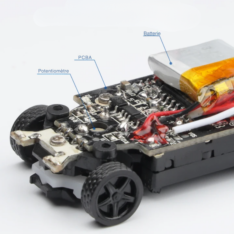 Mini voiture télécommandée de course drift surpuissant