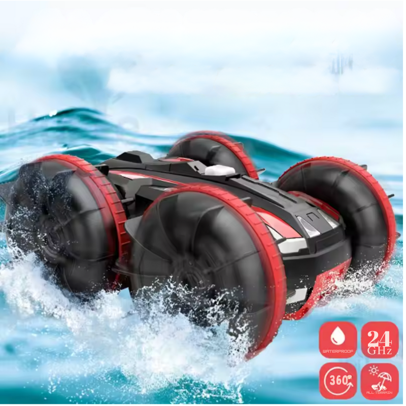 Voiture télécommandée amphibie pour enfant