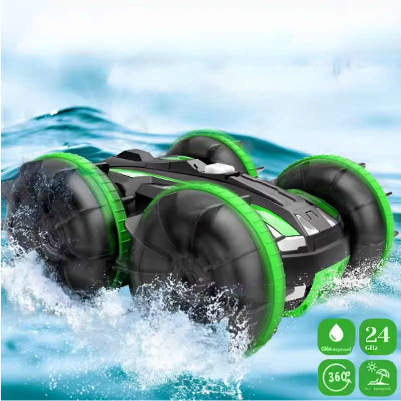 Voiture télécommandée amphibie pour enfant